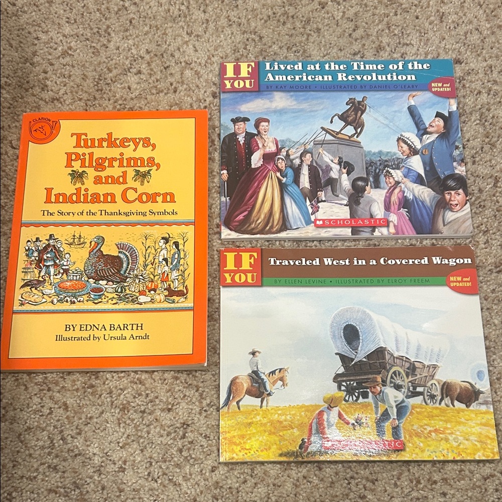 Set of Three Historical Children's Books